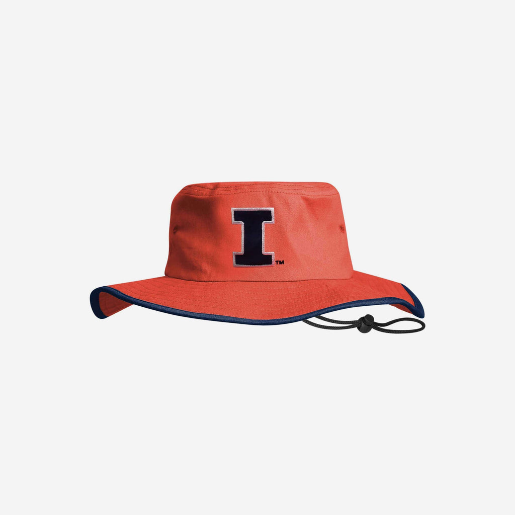 Illinois Fighting Illini Solid Boonie Hat FOCO - FOCO.com