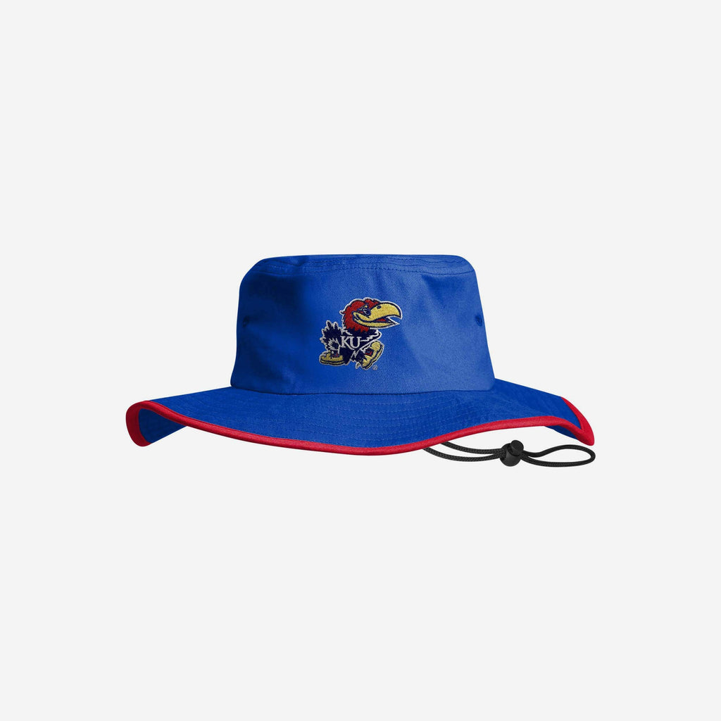 Kansas Jayhawks Solid Boonie Hat FOCO - FOCO.com
