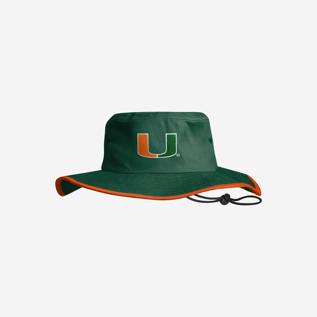 Miami Hurricanes Solid Boonie Hat FOCO - FOCO.com