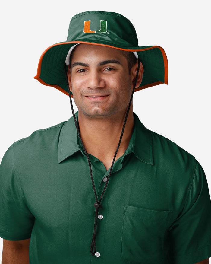 Miami Hurricanes Solid Boonie Hat FOCO - FOCO.com