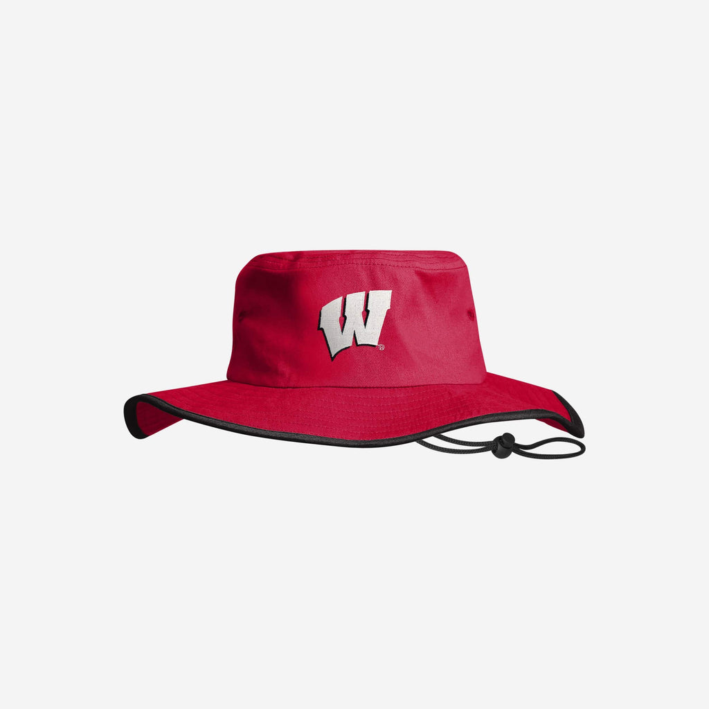 Wisconsin Badgers Solid Boonie Hat FOCO - FOCO.com