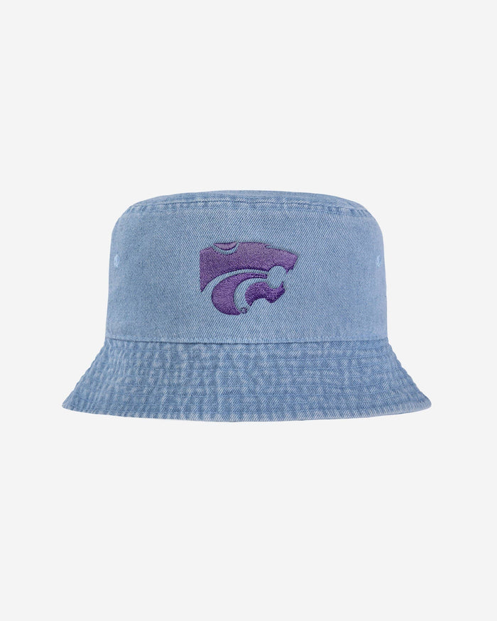 Kansas State Wildcats Denim Bucket Hat FOCO - FOCO.com