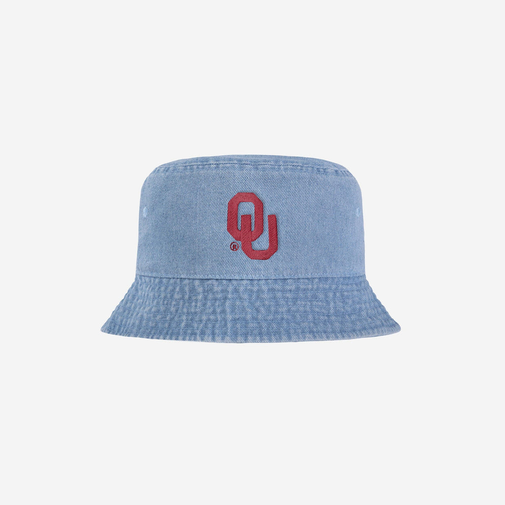 Oklahoma Sooners Denim Bucket Hat FOCO - FOCO.com