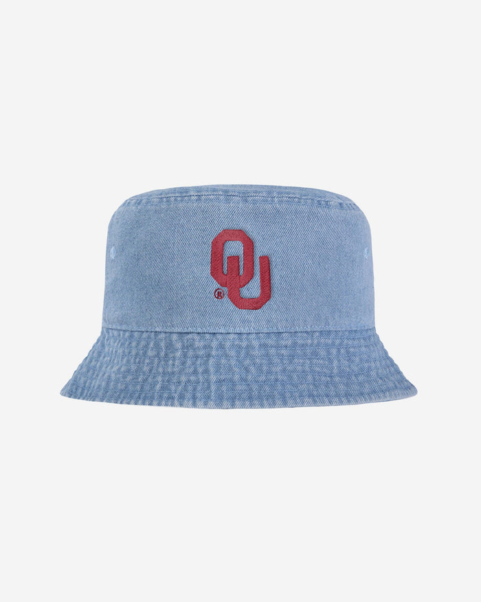 Oklahoma Sooners Denim Bucket Hat FOCO - FOCO.com