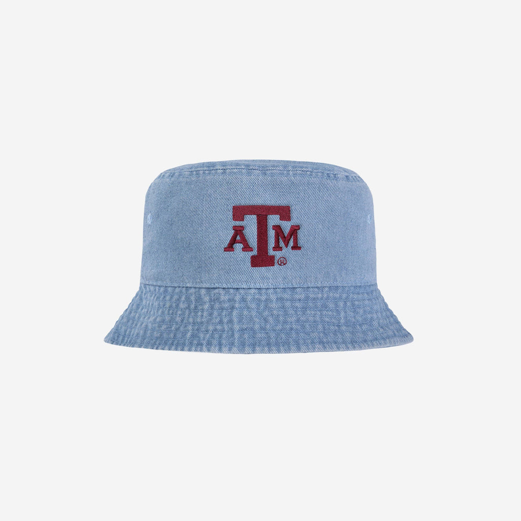 Texas A&M Aggies Denim Bucket Hat FOCO - FOCO.com
