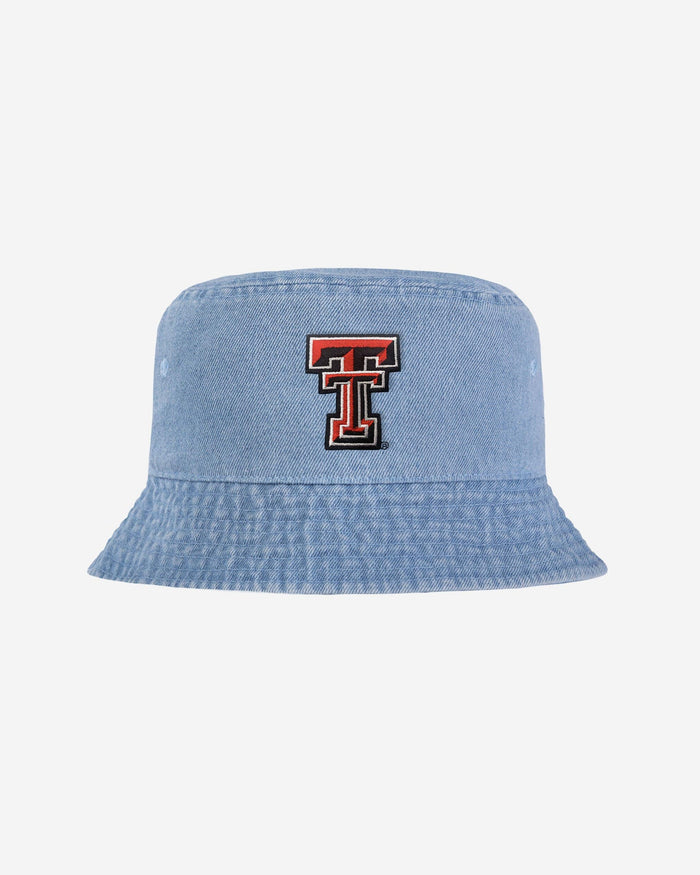 Texas Tech Red Raiders Denim Bucket Hat FOCO - FOCO.com
