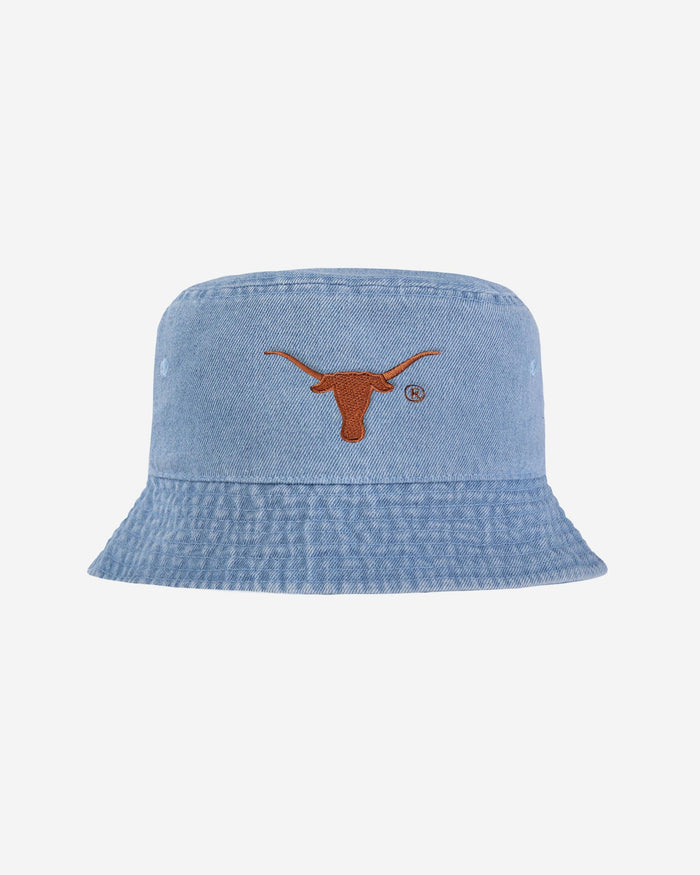 Texas Longhorns Denim Bucket Hat FOCO - FOCO.com