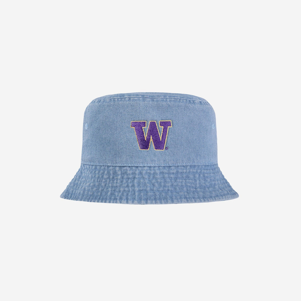 Washington Huskies Denim Bucket Hat FOCO - FOCO.com