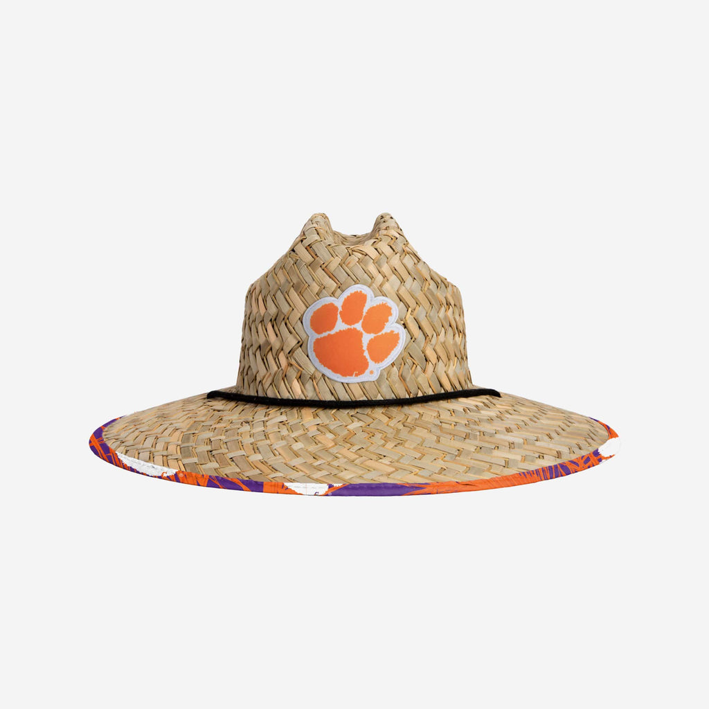 Clemson Tigers Floral Straw Hat FOCO - FOCO.com
