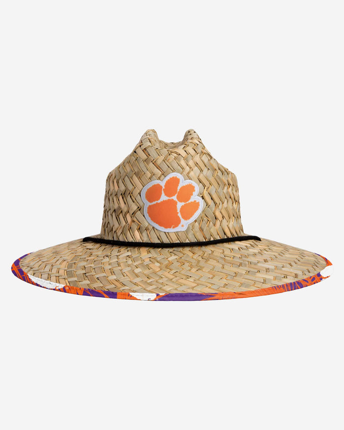 Clemson Tigers Floral Straw Hat FOCO - FOCO.com