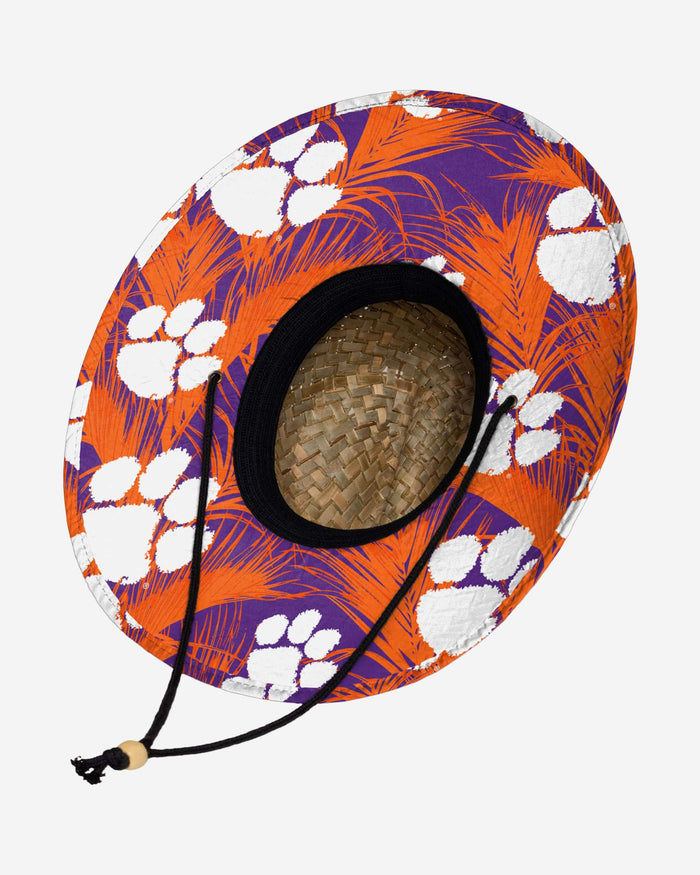 Clemson Tigers Floral Straw Hat FOCO - FOCO.com