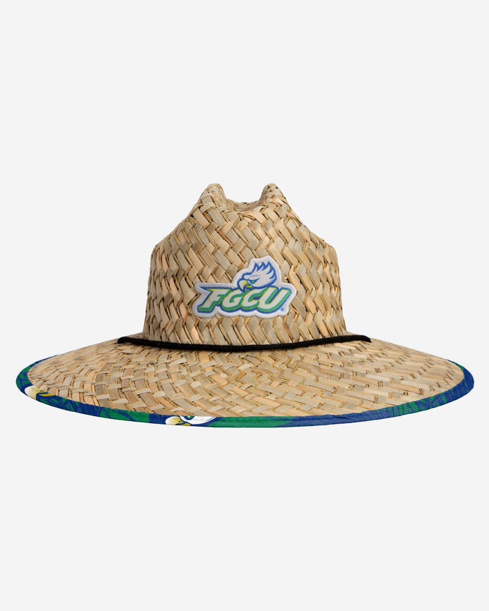 Florida Gulf Coast Eagles Floral Straw Hat FOCO - FOCO.com