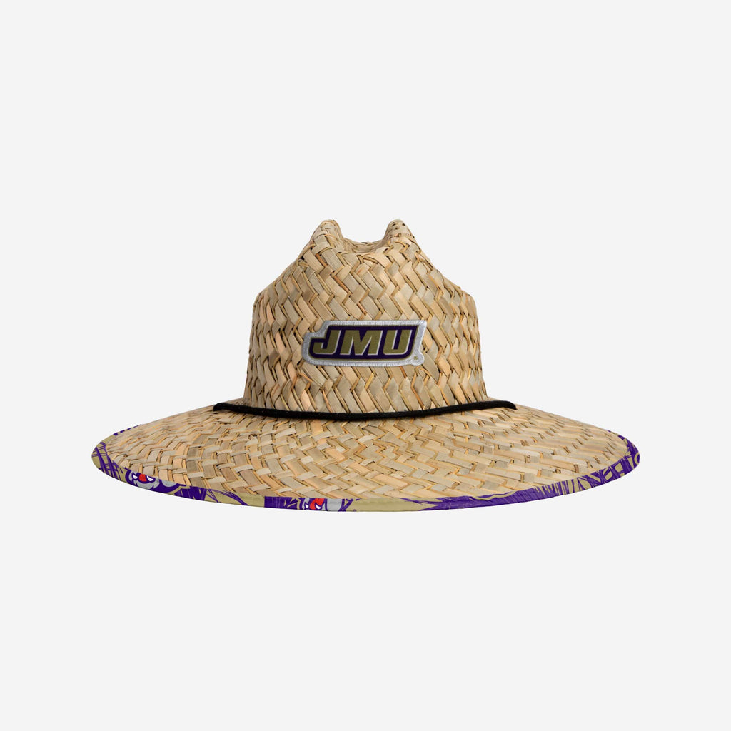 James Madison Dukes Floral Straw Hat FOCO - FOCO.com
