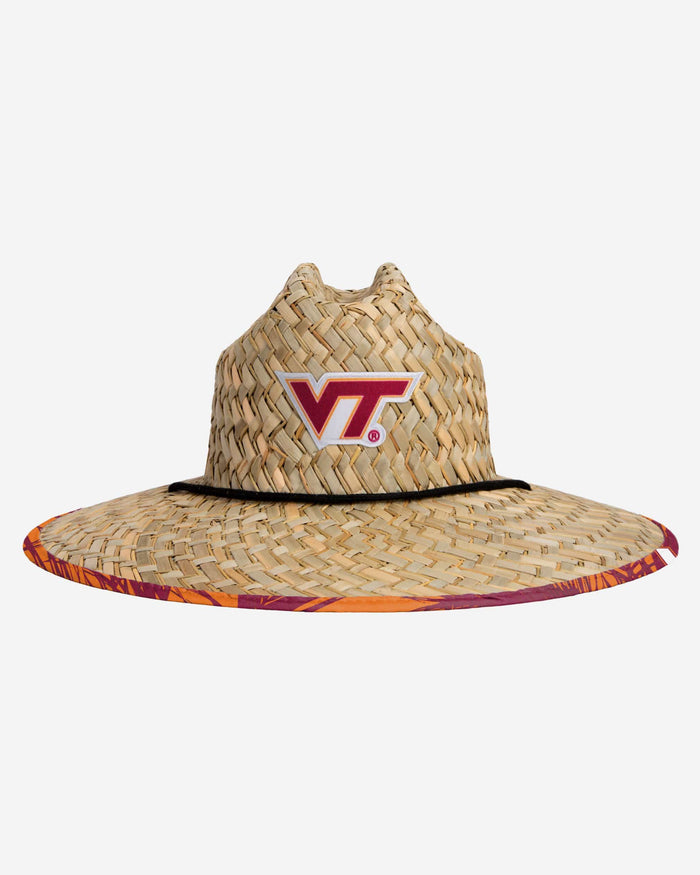 Virginia Tech Hokies Floral Straw Hat FOCO - FOCO.com