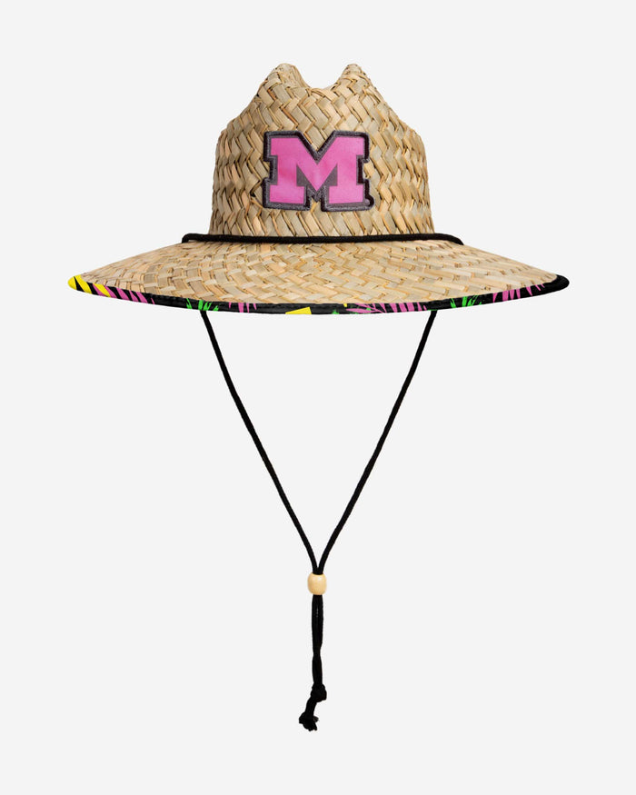 Michigan Wolverines Highlights Straw Hat FOCO - FOCO.com