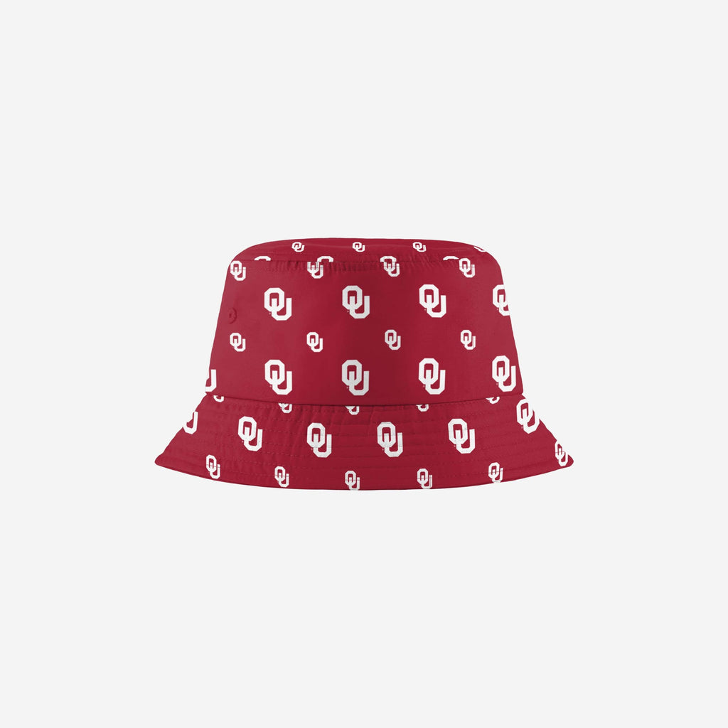 Oklahoma Sooners Mini Print Bucket Hat FOCO - FOCO.com