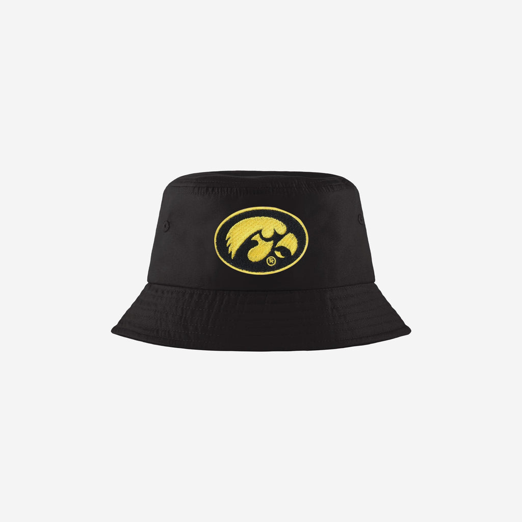 Iowa Hawkeyes Solid Bucket Hat FOCO - FOCO.com