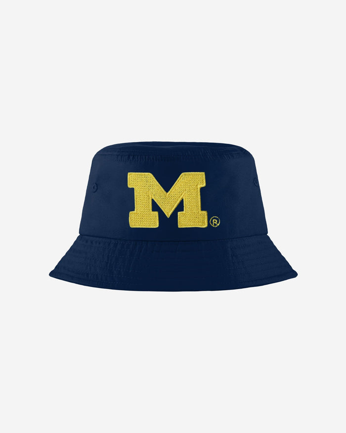 Michigan Wolverines Solid Bucket Hat FOCO - FOCO.com