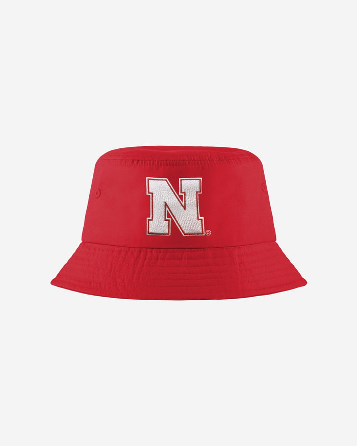 Nebraska Cornhuskers Solid Bucket Hat FOCO - FOCO.com