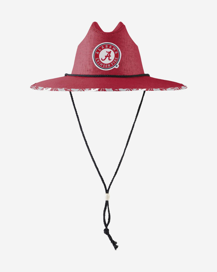 Alabama Crimson Tide Team Color Straw Hat FOCO - FOCO.com