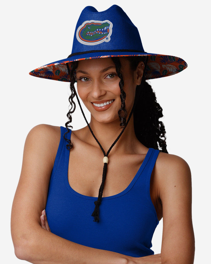 Florida Gators Team Color Straw Hat FOCO - FOCO.com