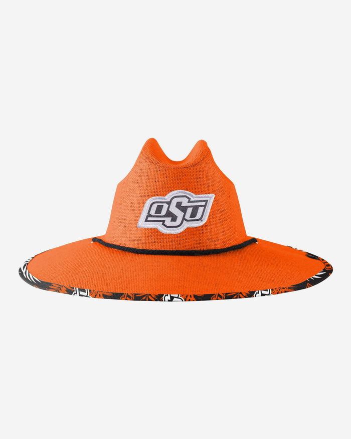 Oklahoma State Cowboys Team Color Straw Hat FOCO - FOCO.com