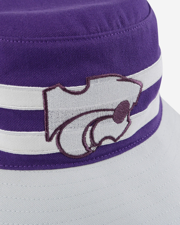 Kansas State Wildcats Team Stripe Bucket Hat FOCO - FOCO.com