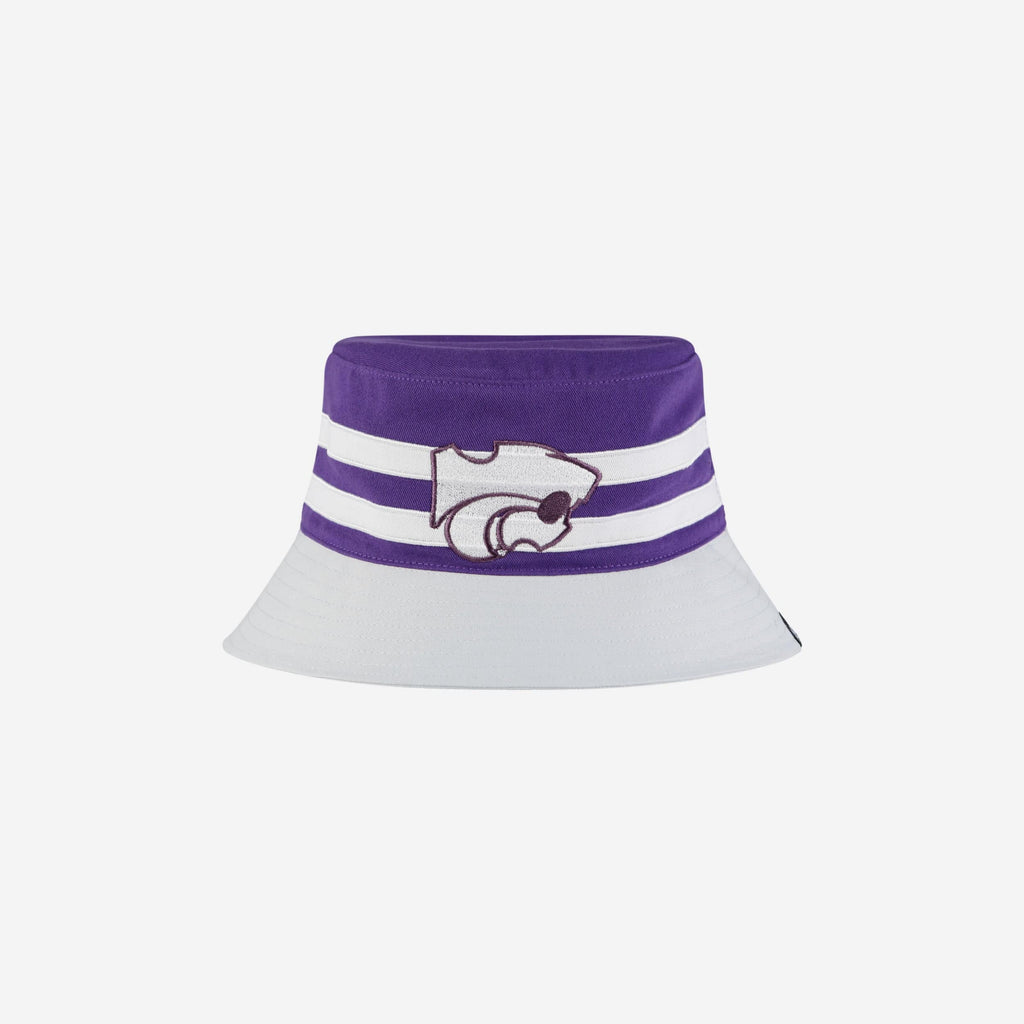 Kansas State Wildcats Team Stripe Bucket Hat FOCO - FOCO.com