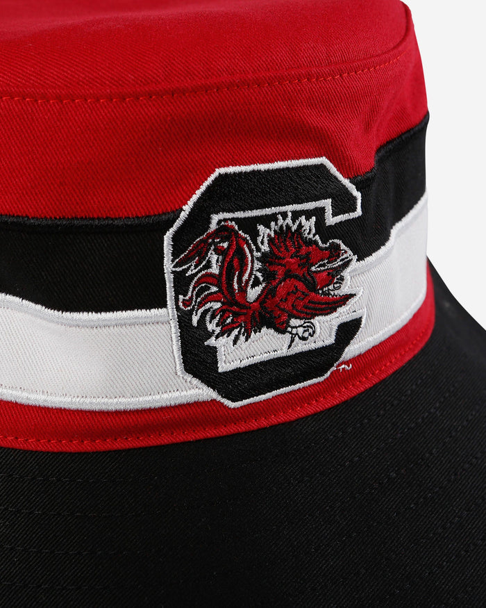 South Carolina Gamecocks Team Stripe Bucket Hat FOCO - FOCO.com