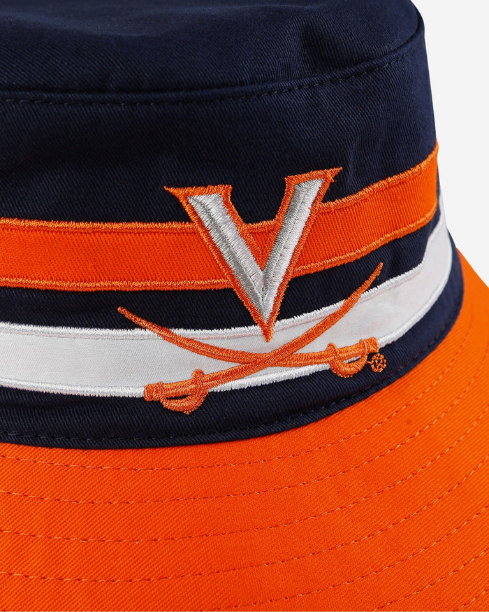 Virginia Cavaliers Team Stripe Bucket Hat FOCO - FOCO.com