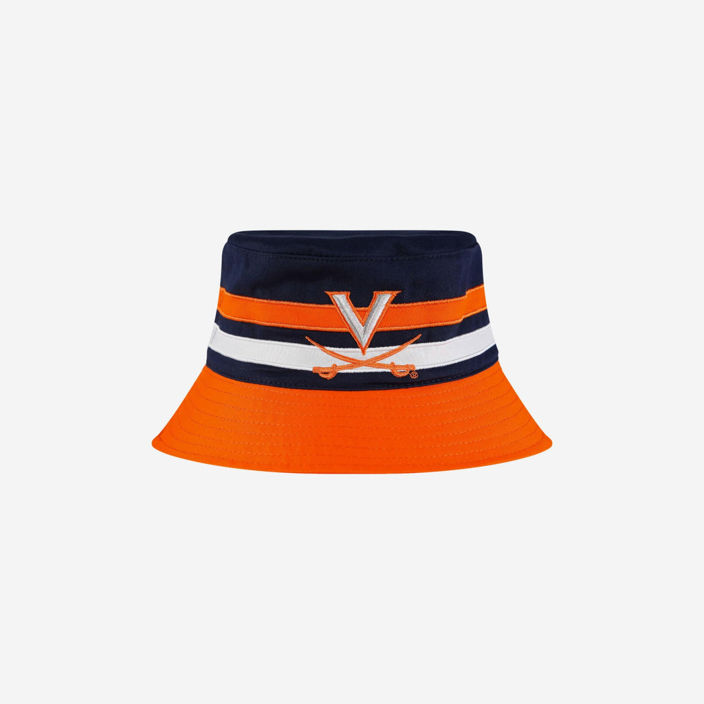 Virginia Cavaliers Team Stripe Bucket Hat FOCO - FOCO.com
