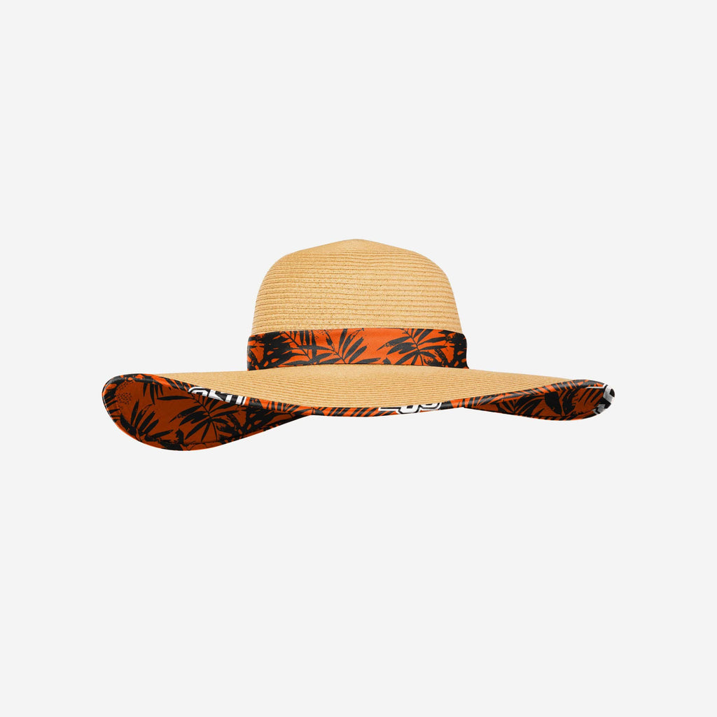 Oklahoma State Cowboys Womens Floral Straw Hat FOCO - FOCO.com