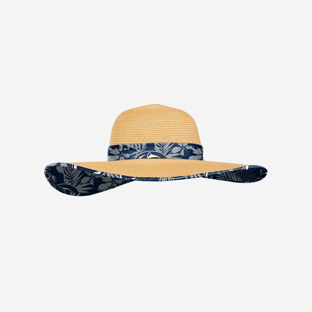 Penn State Nittany Lions Womens Floral Straw Hat FOCO - FOCO.com