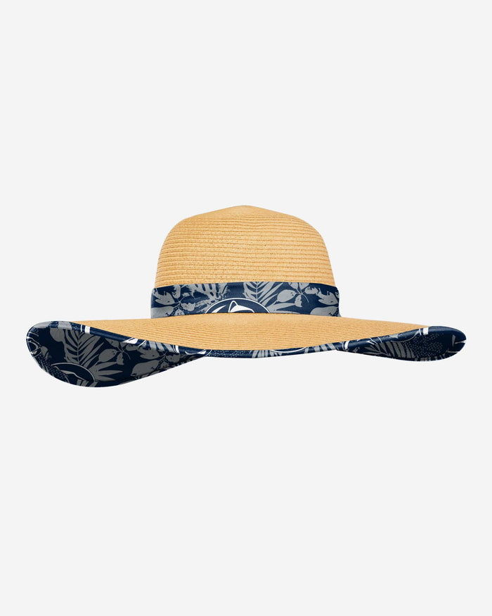 Penn State Nittany Lions Womens Floral Straw Hat FOCO - FOCO.com