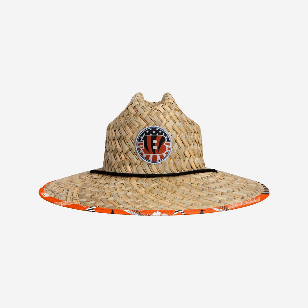 Cincinnati Bengals Americana Straw Hat FOCO - FOCO.com