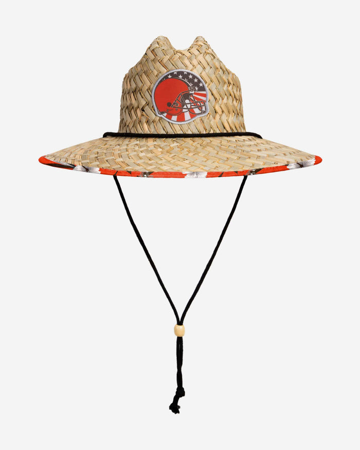 Cleveland Browns Americana Straw Hat FOCO - FOCO.com