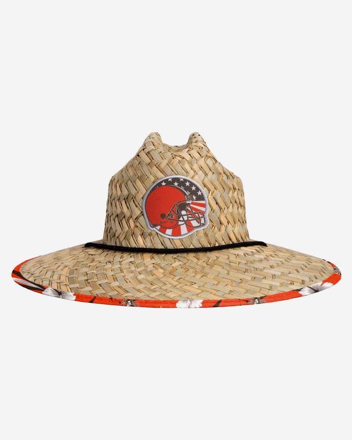 Cleveland Browns Americana Straw Hat FOCO - FOCO.com
