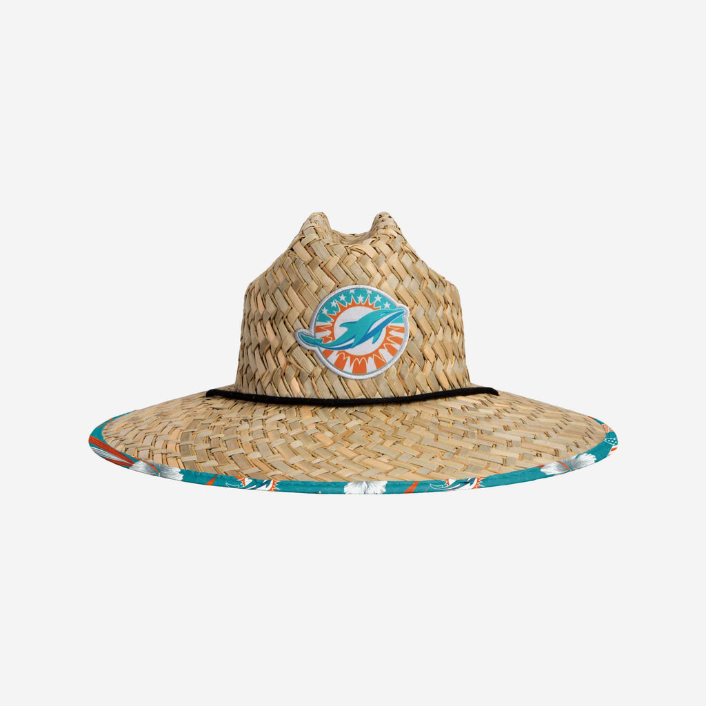 Miami Dolphins Americana Straw Hat FOCO - FOCO.com