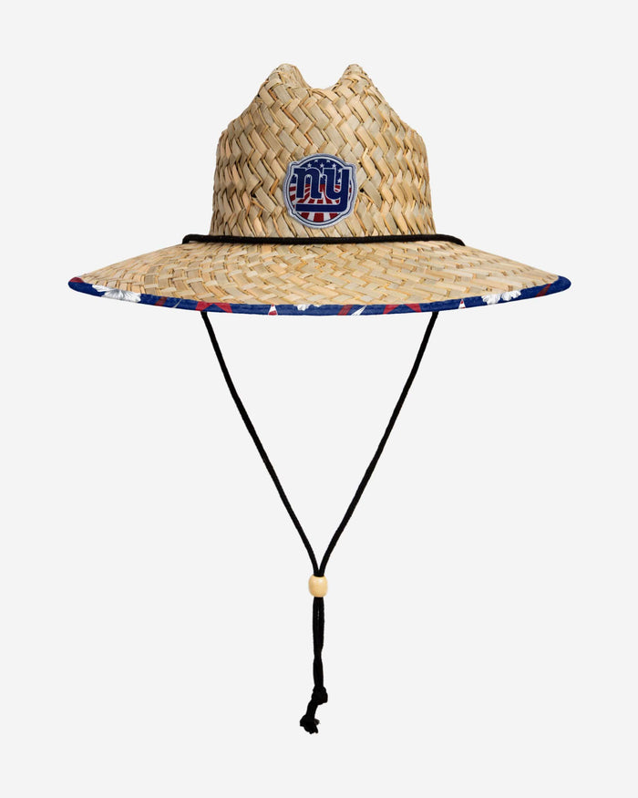 New York Giants Americana Straw Hat FOCO - FOCO.com