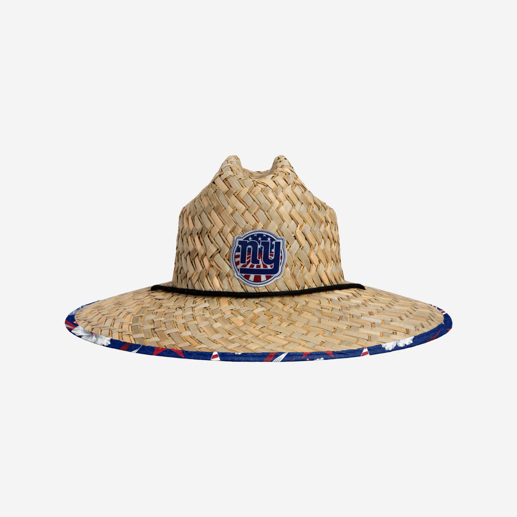 New York Giants Americana Straw Hat FOCO - FOCO.com