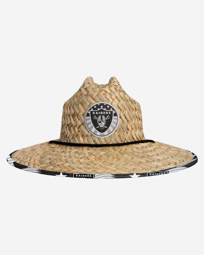 Las Vegas Raiders Americana Straw Hat FOCO - FOCO.com