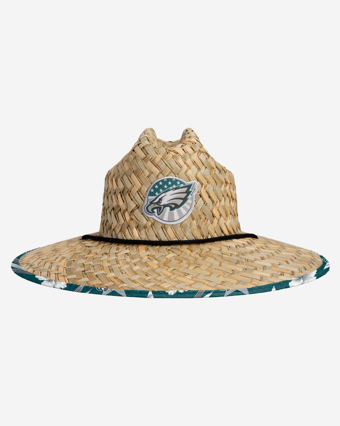 Philadelphia Eagles Americana Straw Hat FOCO - FOCO.com