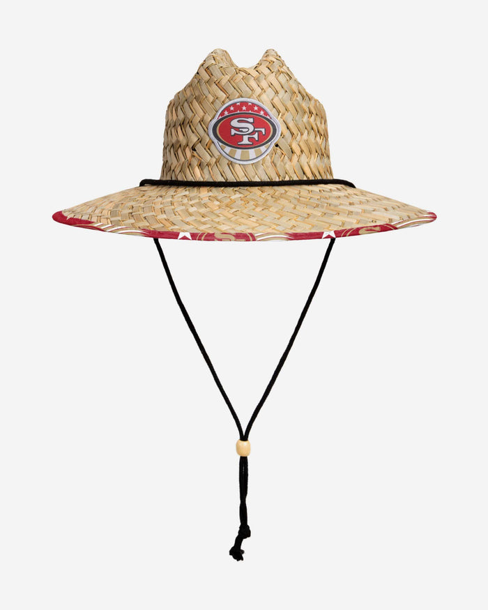 San Francisco 49ers Americana Straw Hat FOCO - FOCO.com
