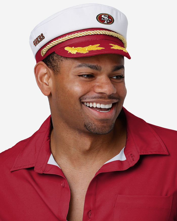 San Francisco 49ers Captains Hat FOCO - FOCO.com