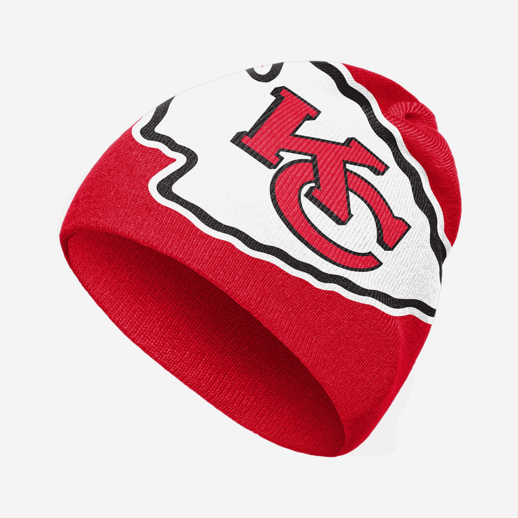 Kansas City Chiefs Big Logo Skullcap Beanie FOCO - FOCO.com