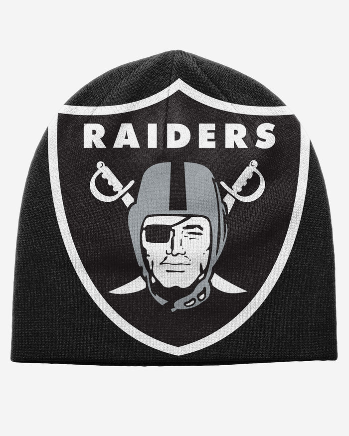 Las Vegas Raiders Big Logo Skullcap Beanie FOCO - FOCO.com