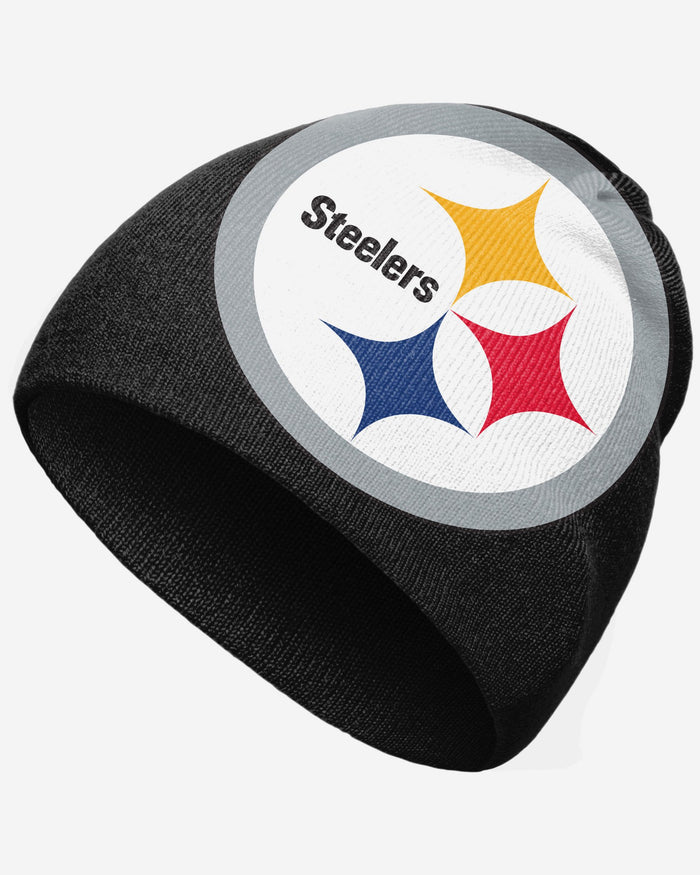 Pittsburgh Steelers Big Logo Skullcap Beanie FOCO - FOCO.com