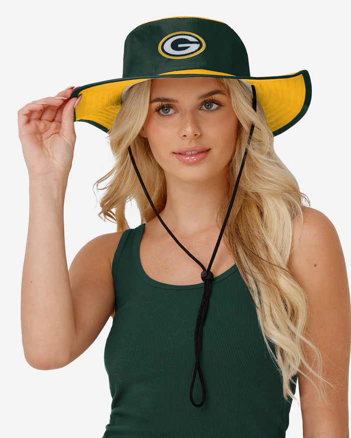 Green Bay Packers Colorblock Boonie Hat FOCO - FOCO.com