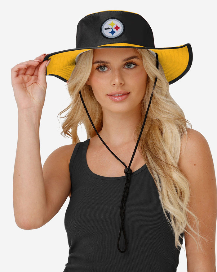 Pittsburgh Steelers Colorblock Boonie Hat FOCO - FOCO.com