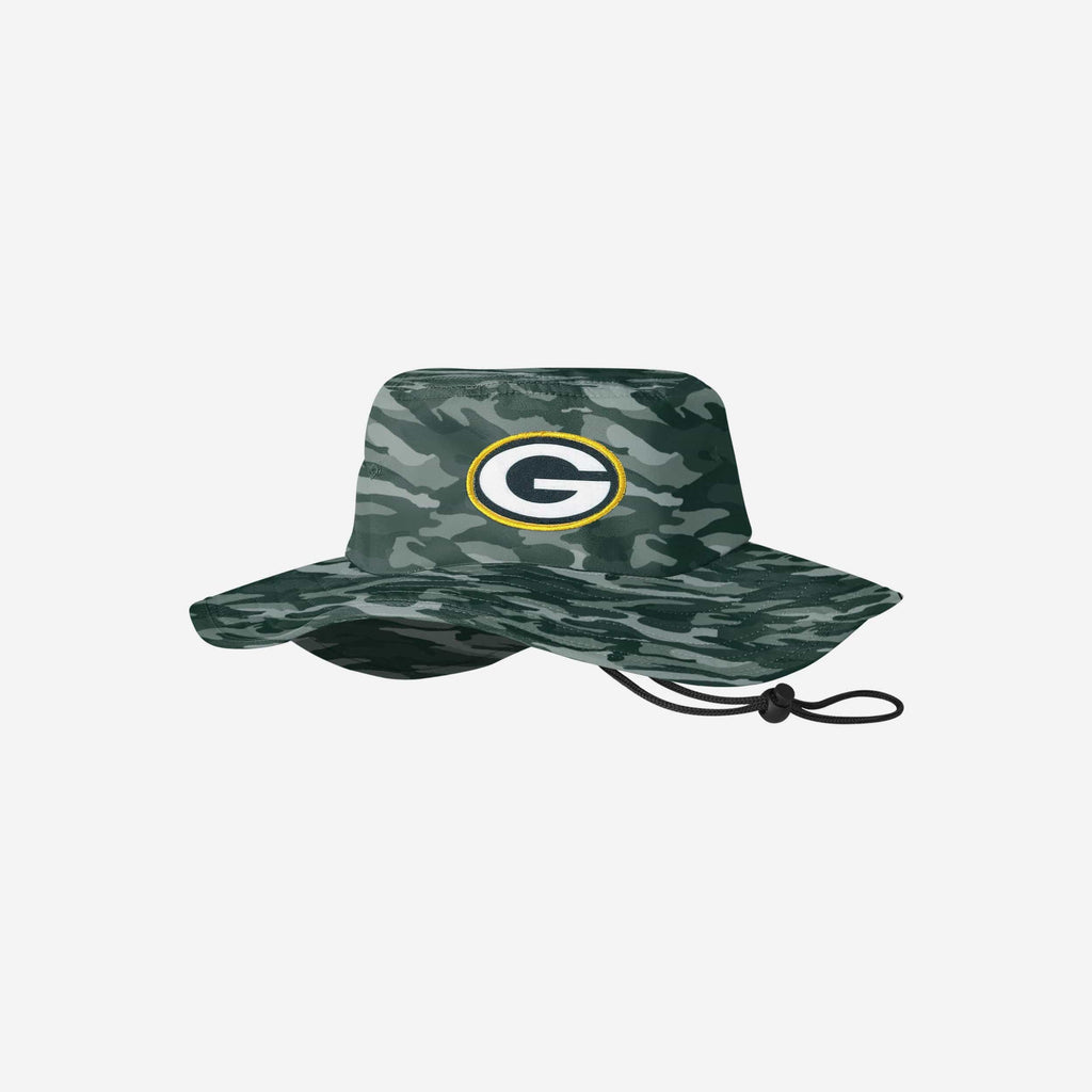 Green Bay Packers Camo Boonie Hat FOCO - FOCO.com